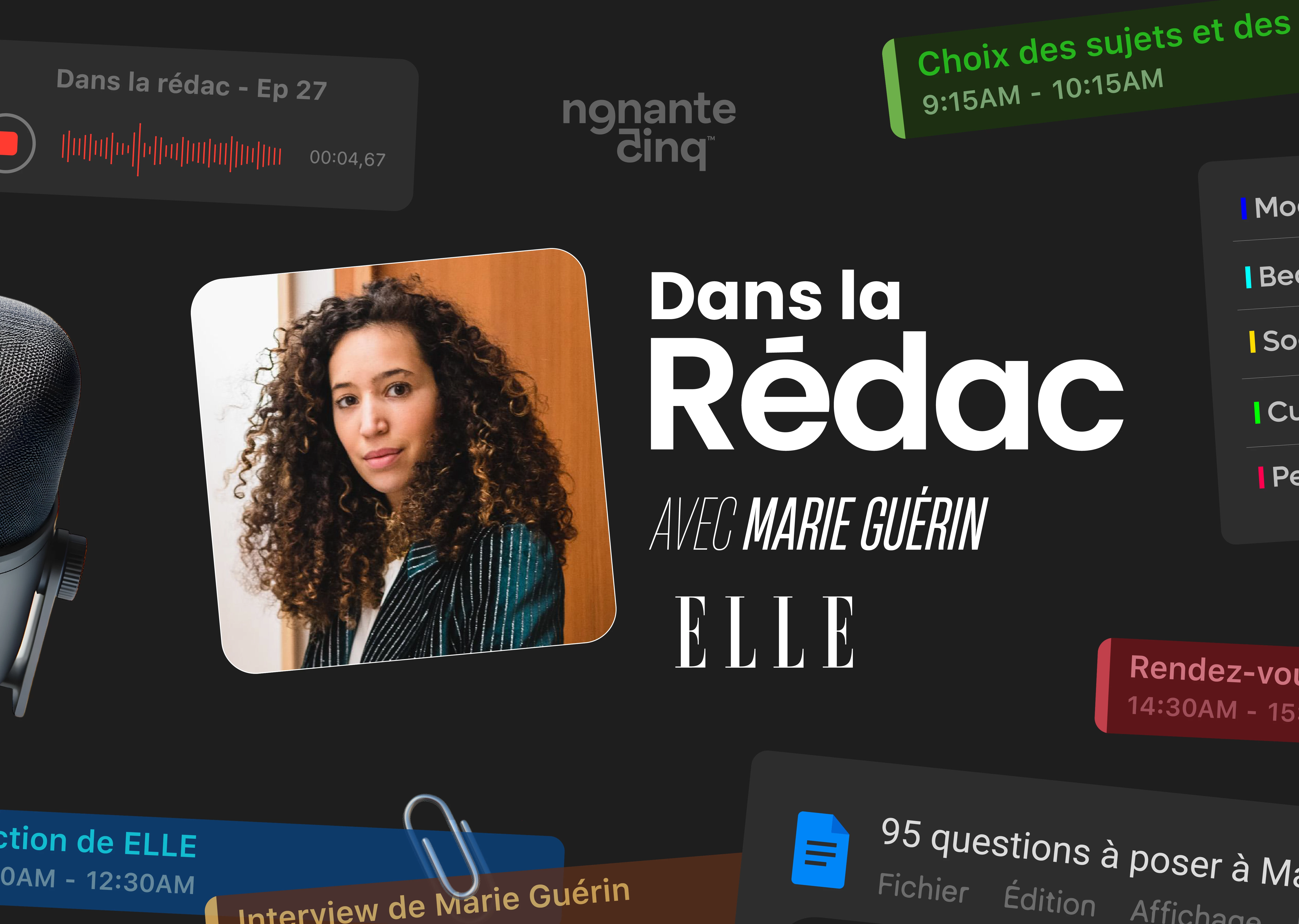 "Dans la Rédac” de ELLE Belgique avec Marie Guérin
